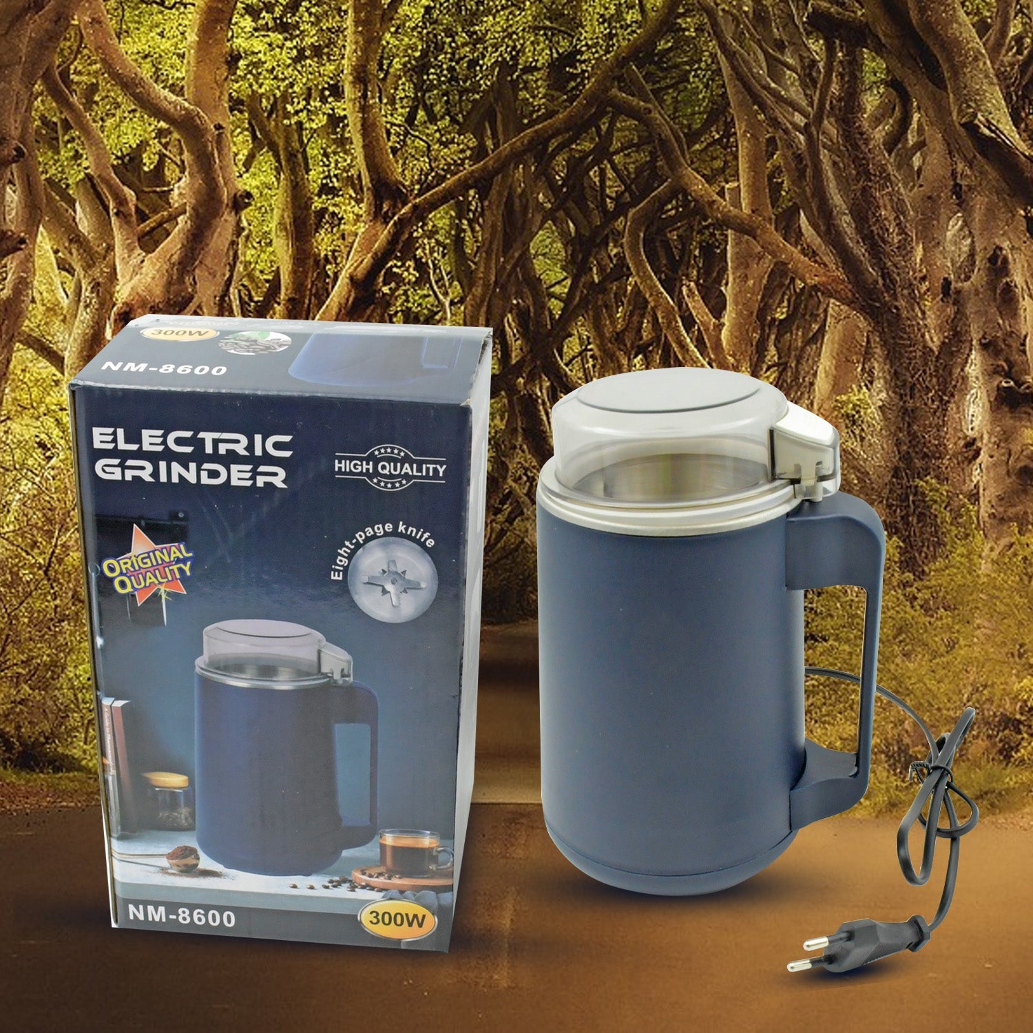 Electric Coffee & Spice Grinder Machine for Home, Fine Powder Maker (300W) Electric Coffee & Spice Grinder Machine for Home, Fine Powder Maker (300W)